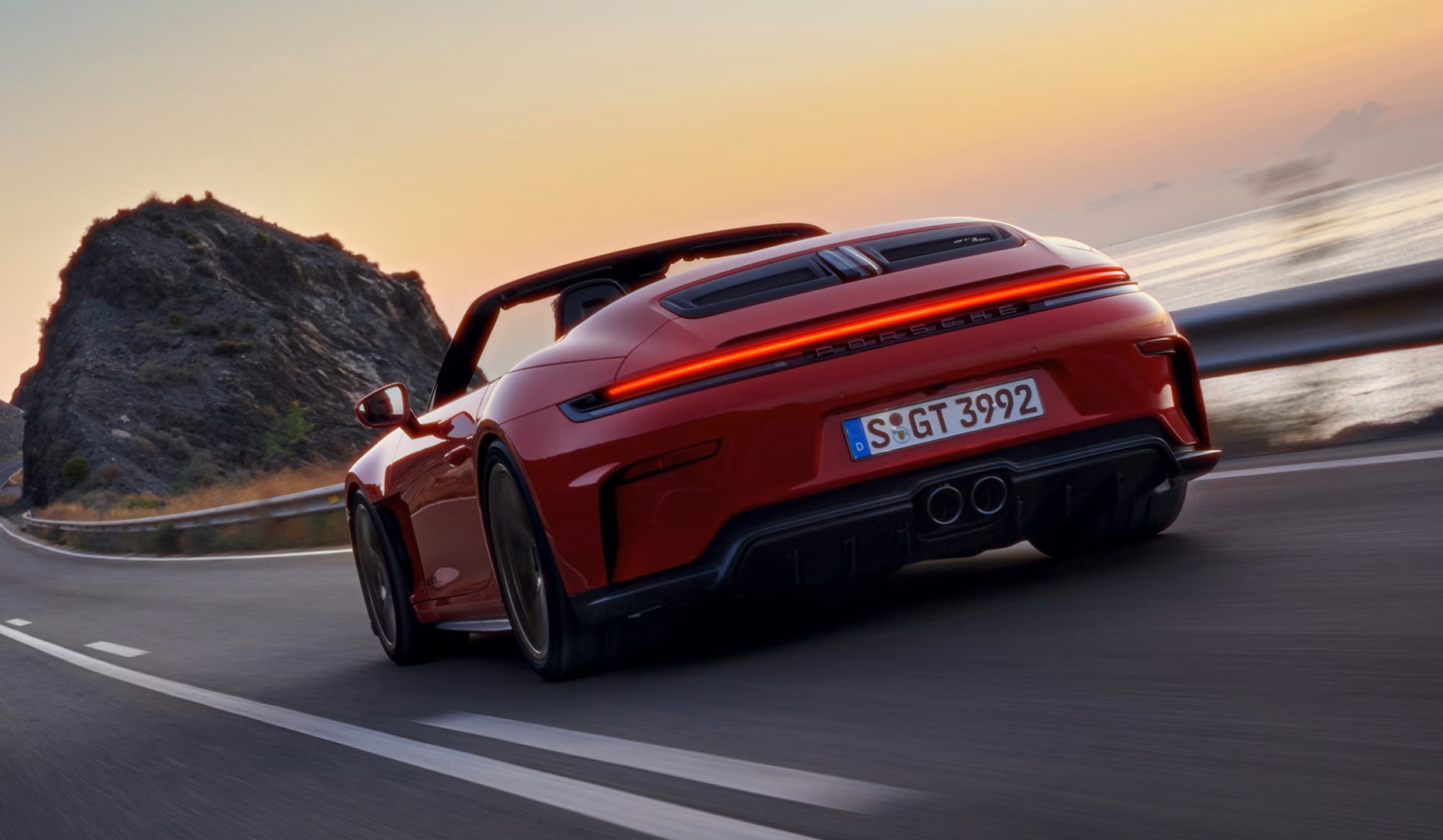 Porsche GT3 Cabriolet Tło
